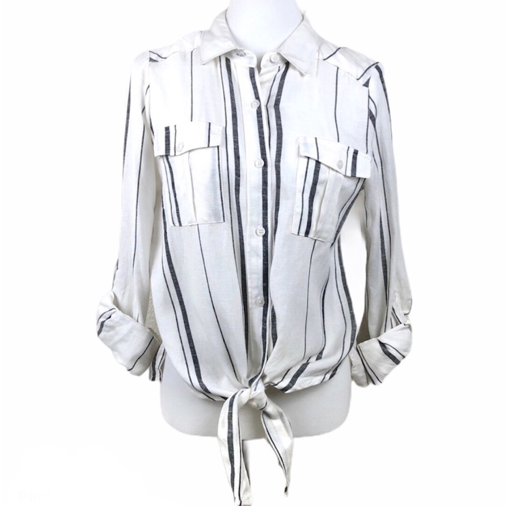 Thread&Supply Button Down Tie Shirt